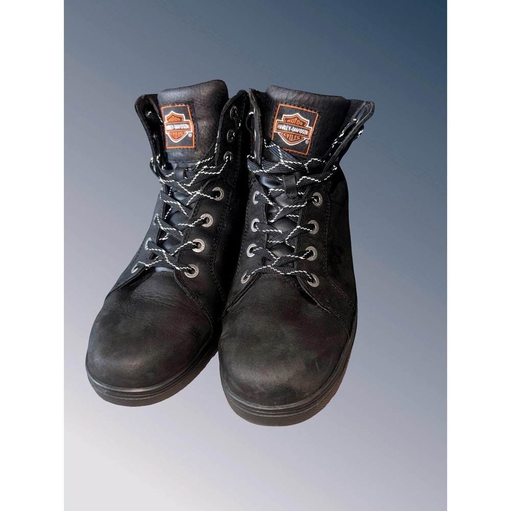 Harley-Davidson Mens Watkins Riding Sneaker Boots D93517 Size 10M No Insols